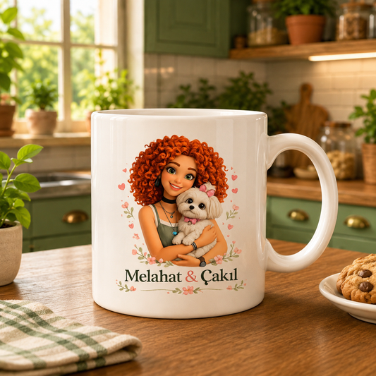 Melahat & Çakıl Klasik Porselen Kupa
